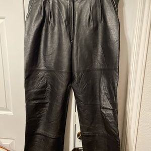 Leather pants